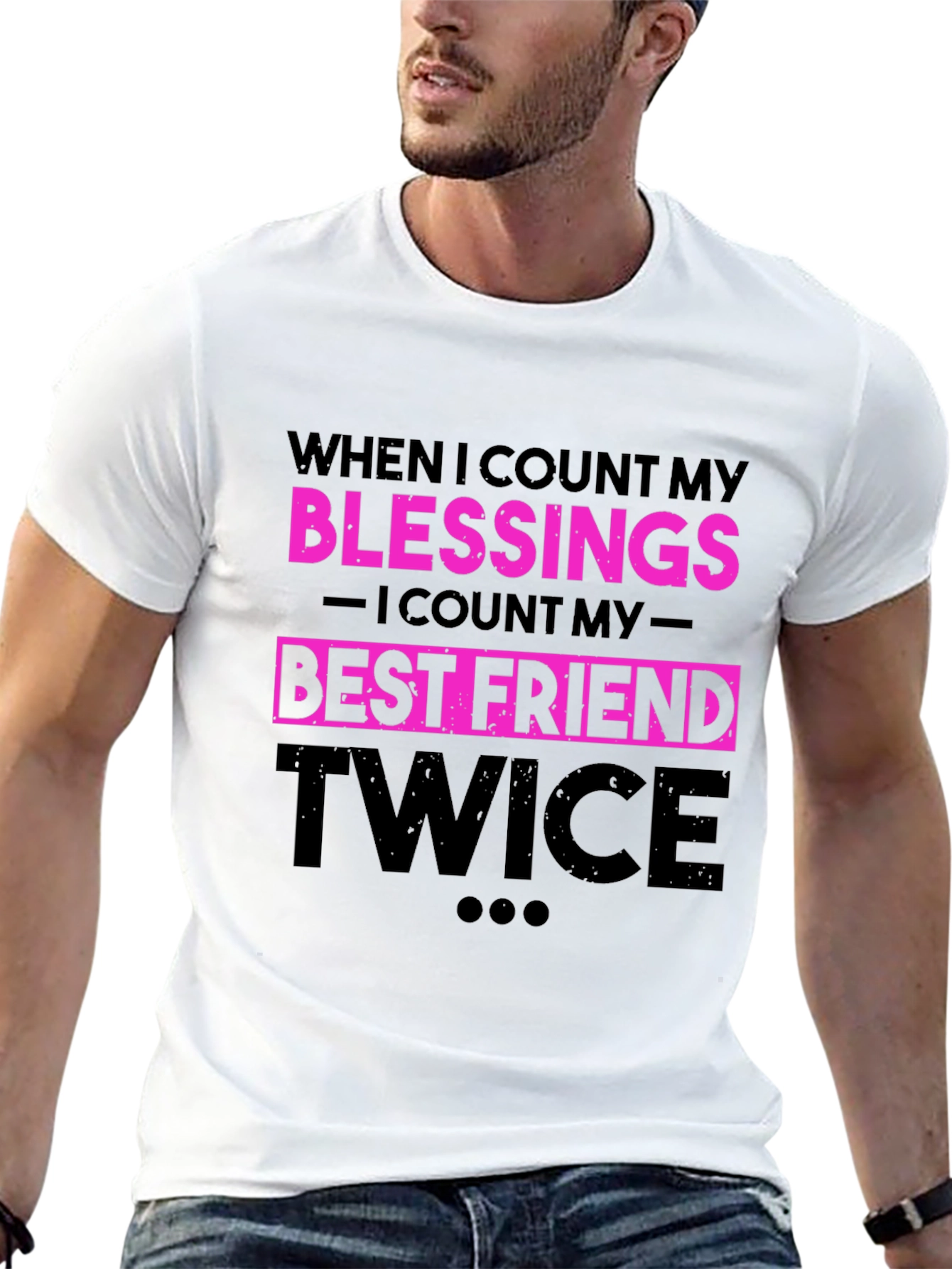 Blessings Best Friend Twice Graphic T-Shirt