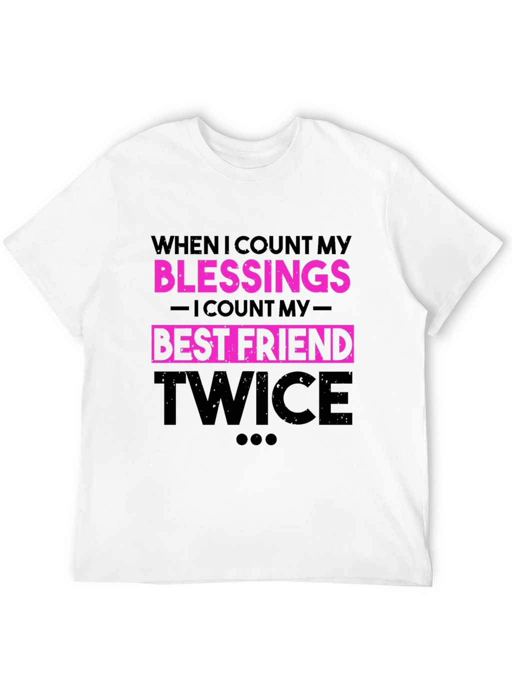 Blessings Best Friend Twice Graphic T-Shirt