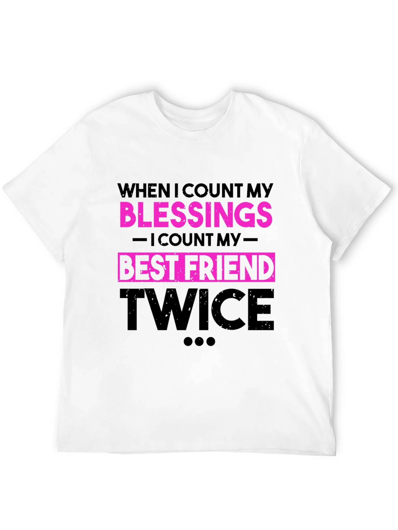 Blessings Best Friend Twice Graphic T-Shirt