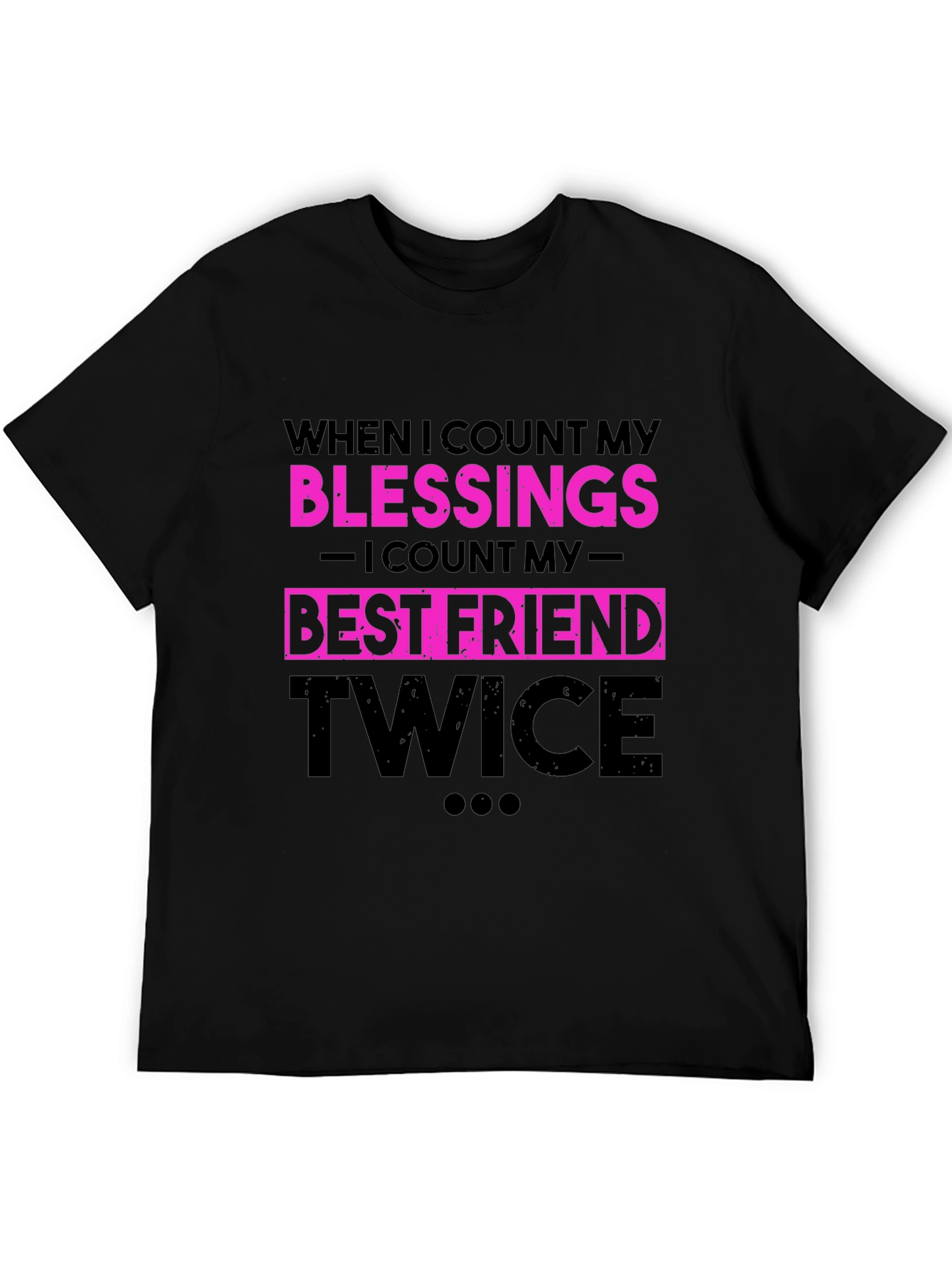 Blessings Best Friend Twice Graphic T-Shirt