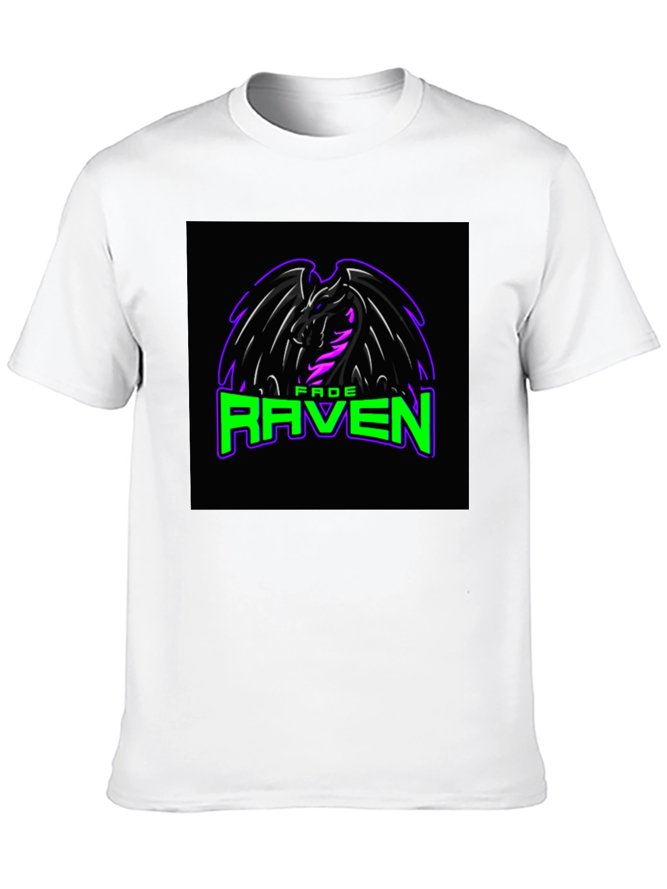 Fade Raven Graphic Tee - Black