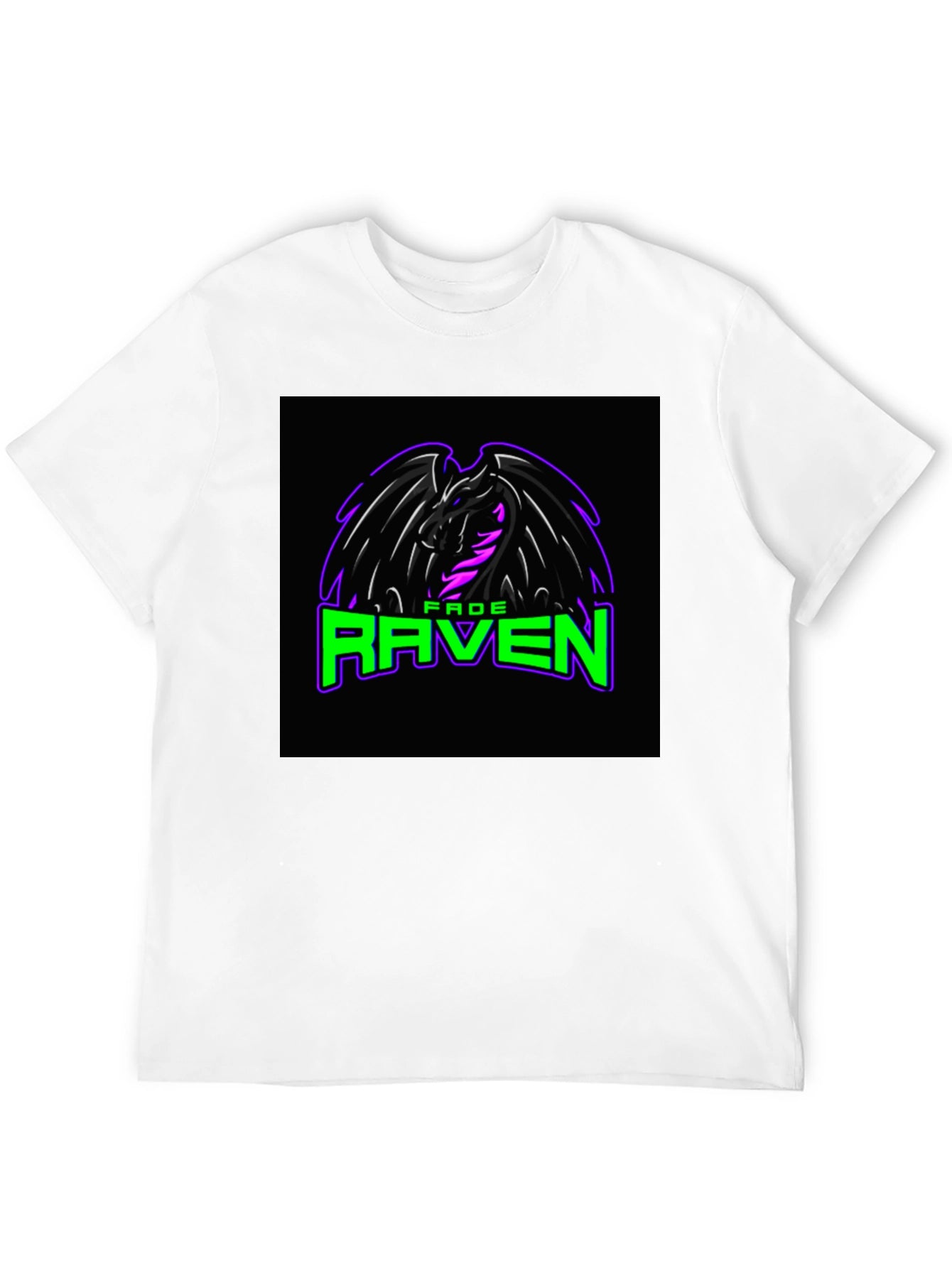 Fade Raven Graphic Tee - Black