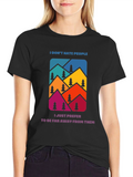 Mountains Graphic Tee - Introvert Funny T-Shirt
