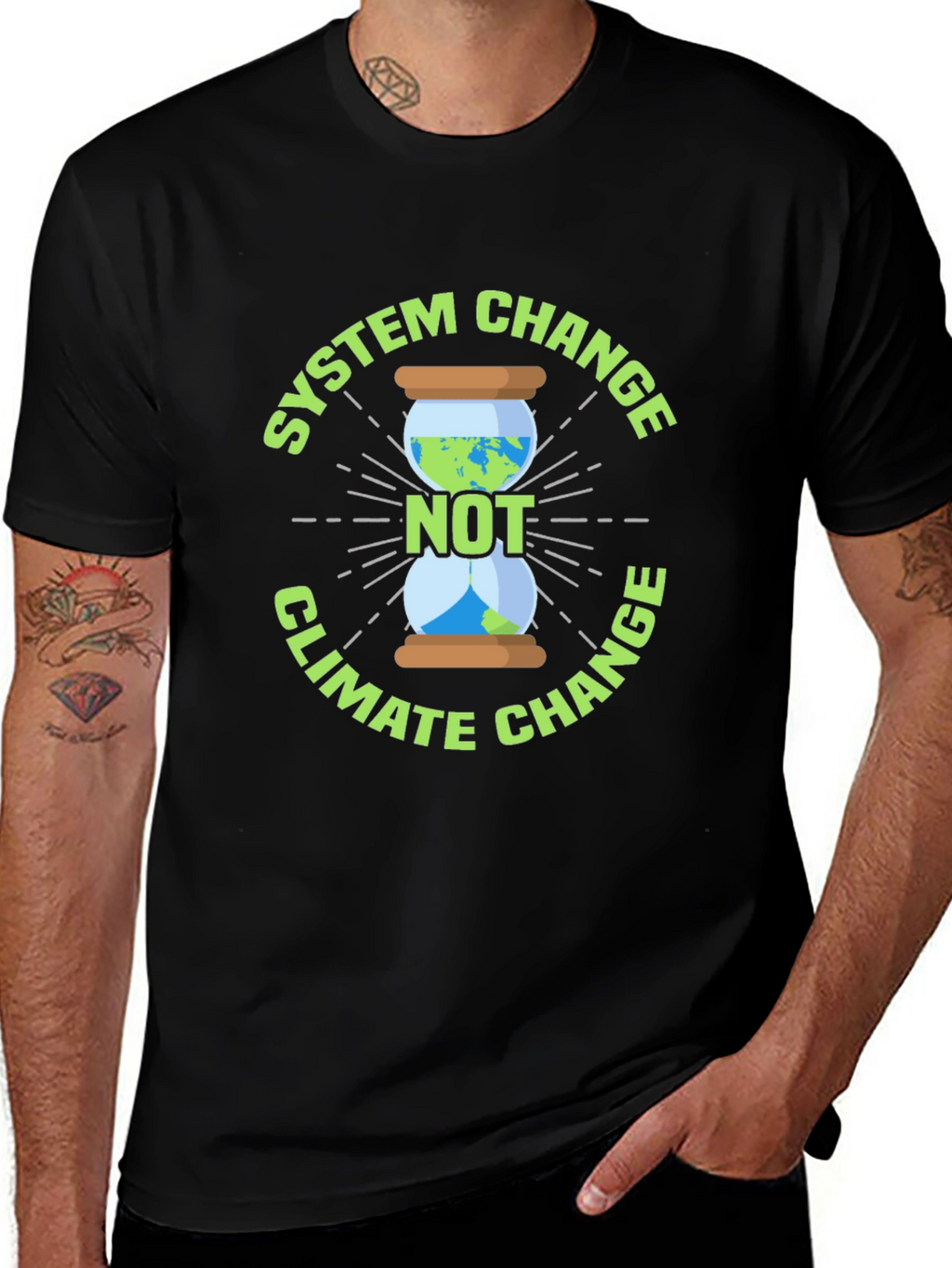 System Change Not Climate Change Graphic Tee
