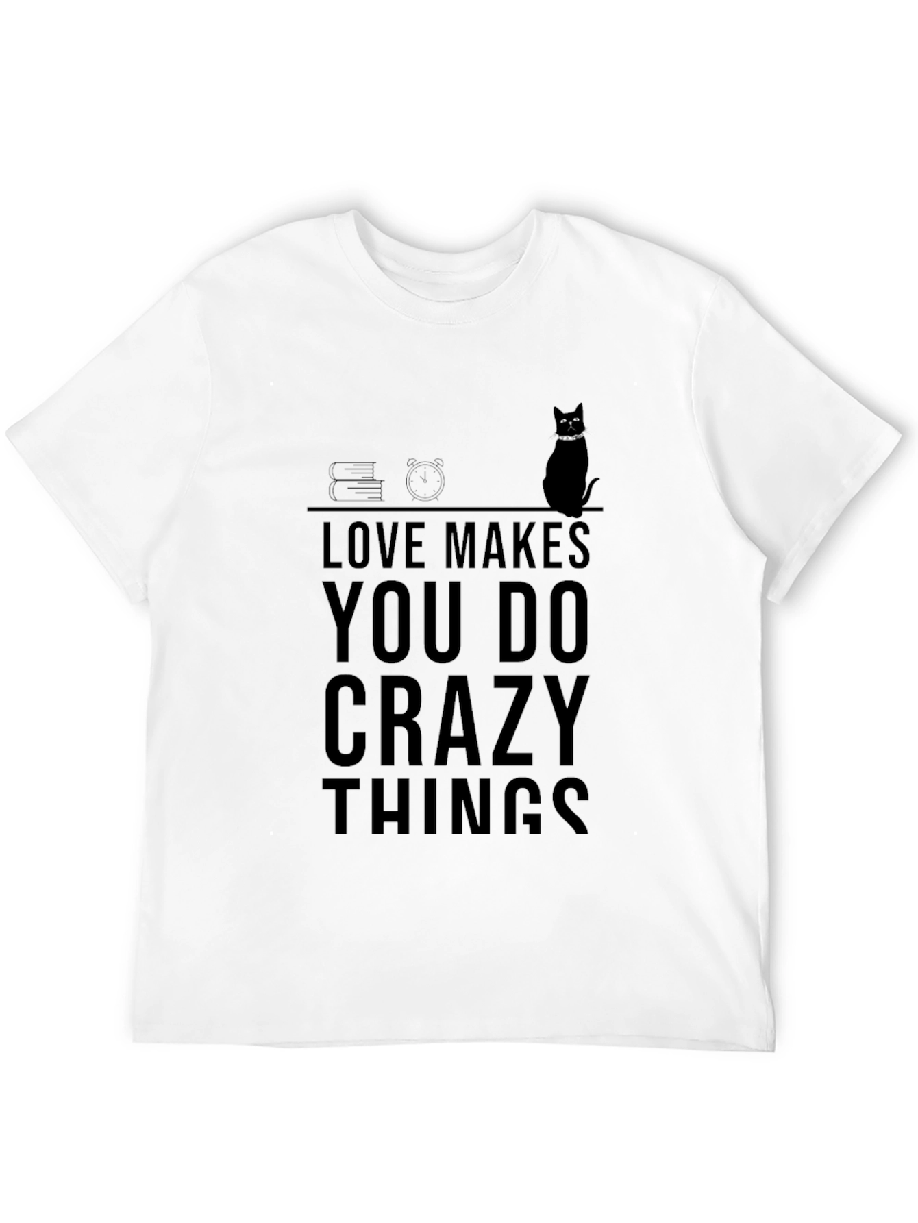 Crazy Things Cat T-Shirt - Unique Graphic Tee for Cat Lovers