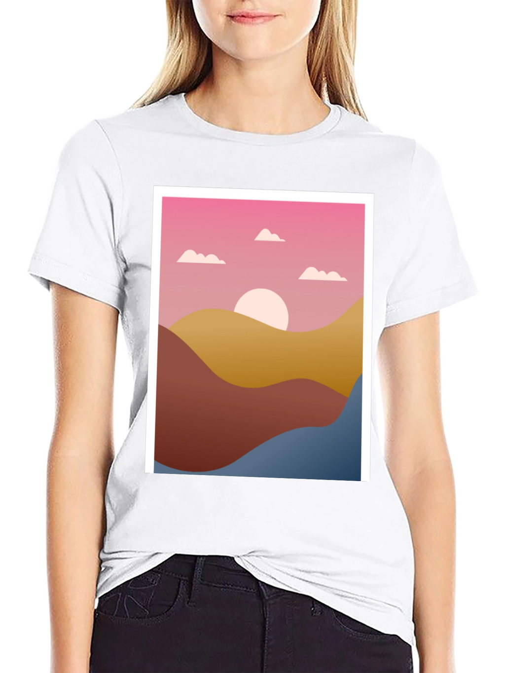 Sunset Graphic Tee - Stylish Comfort