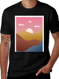 Sunset Graphic Tee - Stylish Comfort