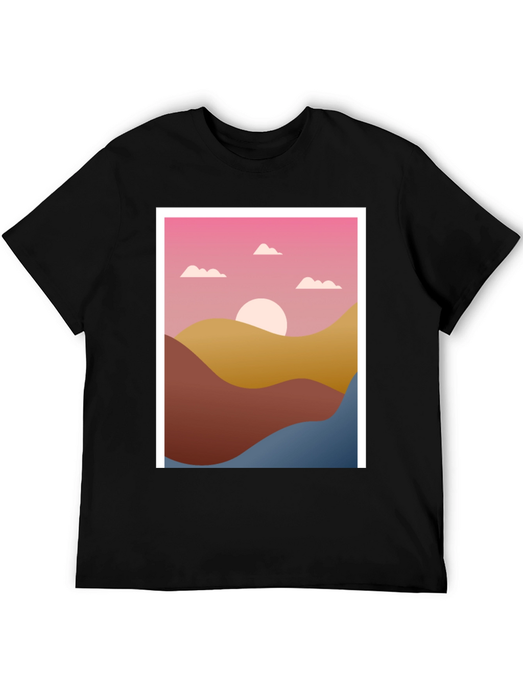 Sunset Graphic Tee - Stylish Comfort
