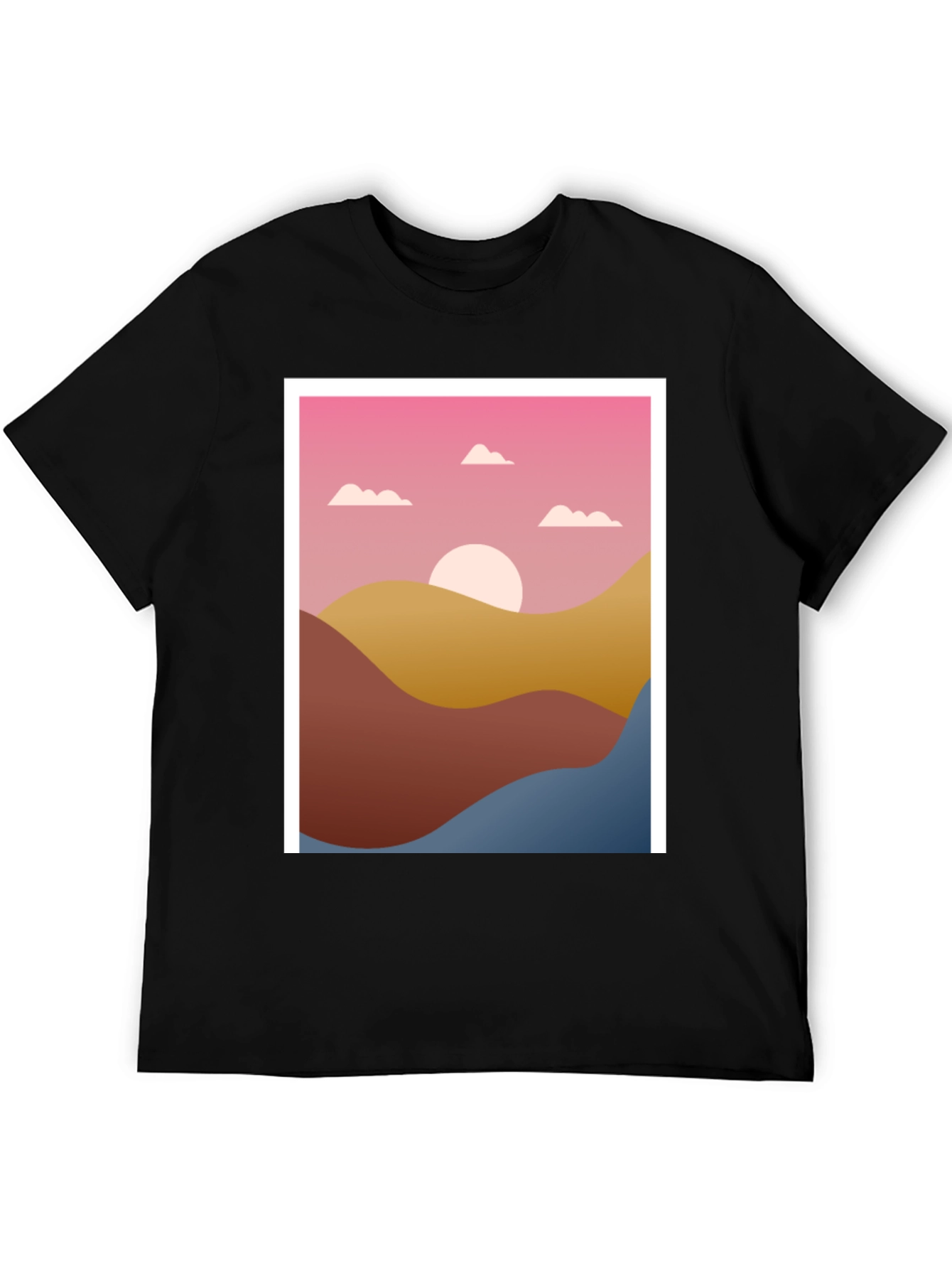 Sunset Graphic Tee - Stylish Comfort