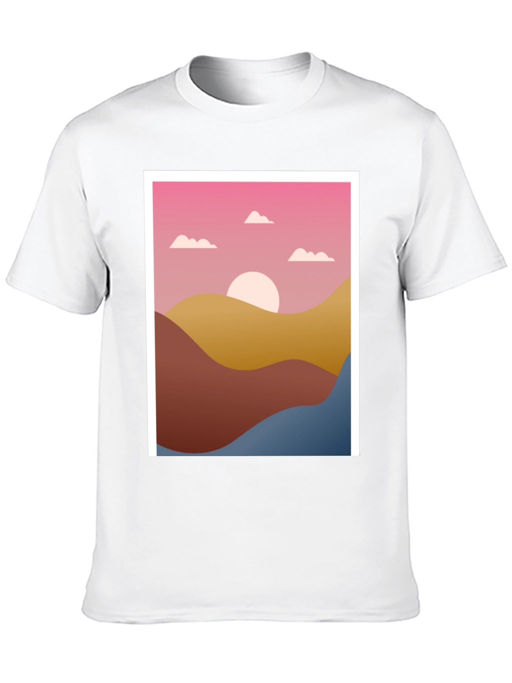 Sunset Graphic Tee - Stylish Comfort