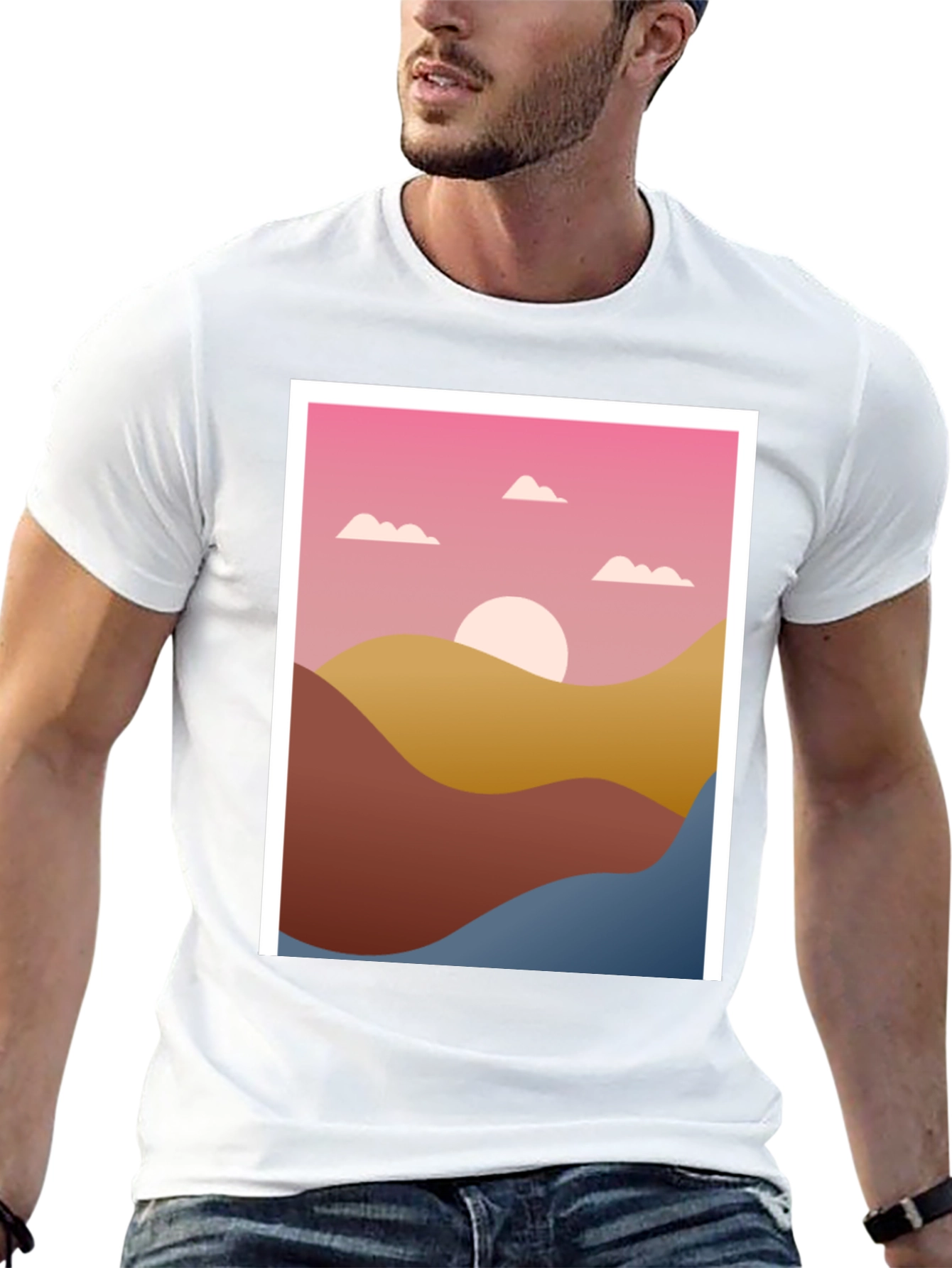 Sunset Graphic Tee - Stylish Comfort