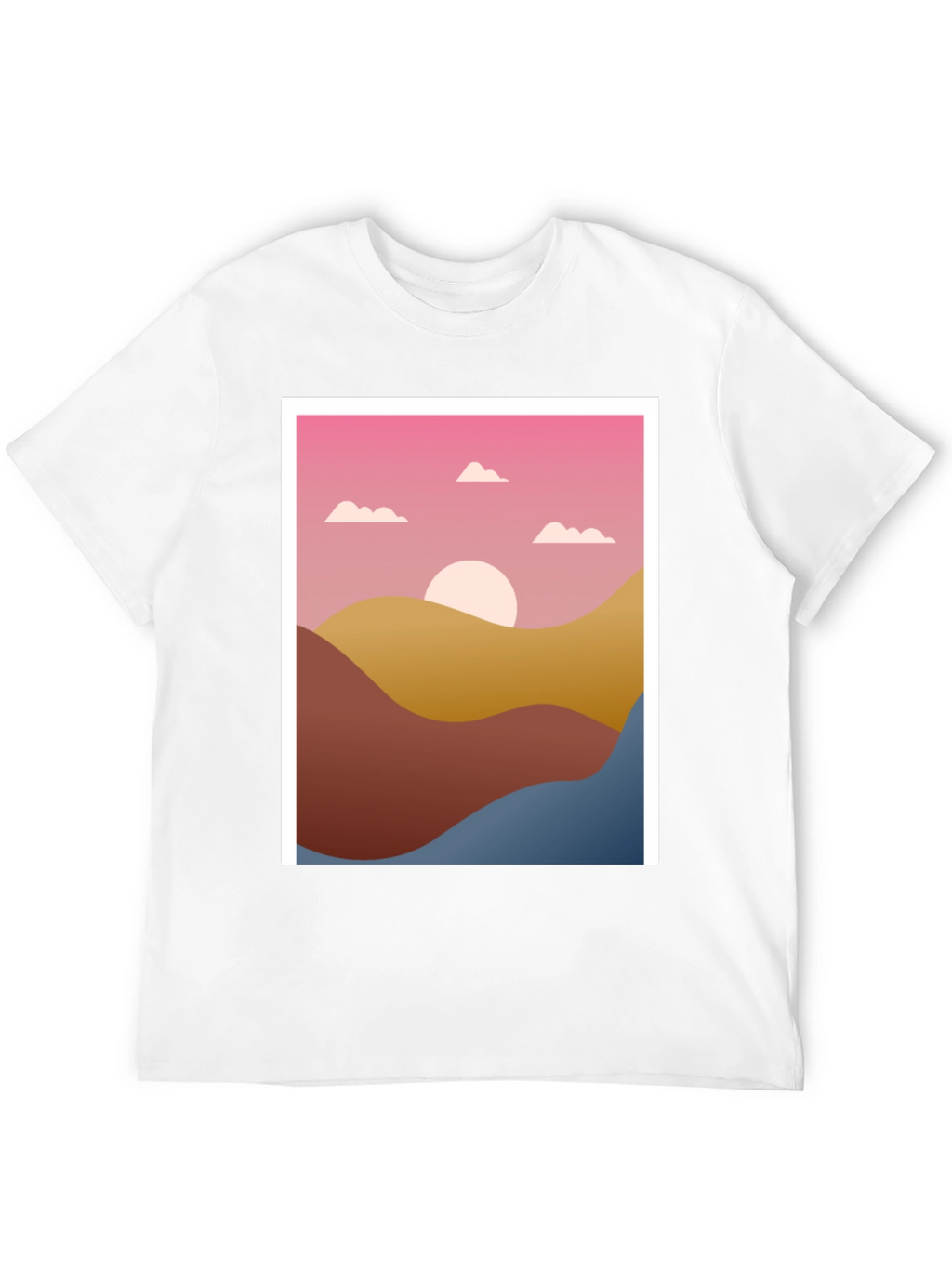 Sunset Graphic Tee - Stylish Comfort