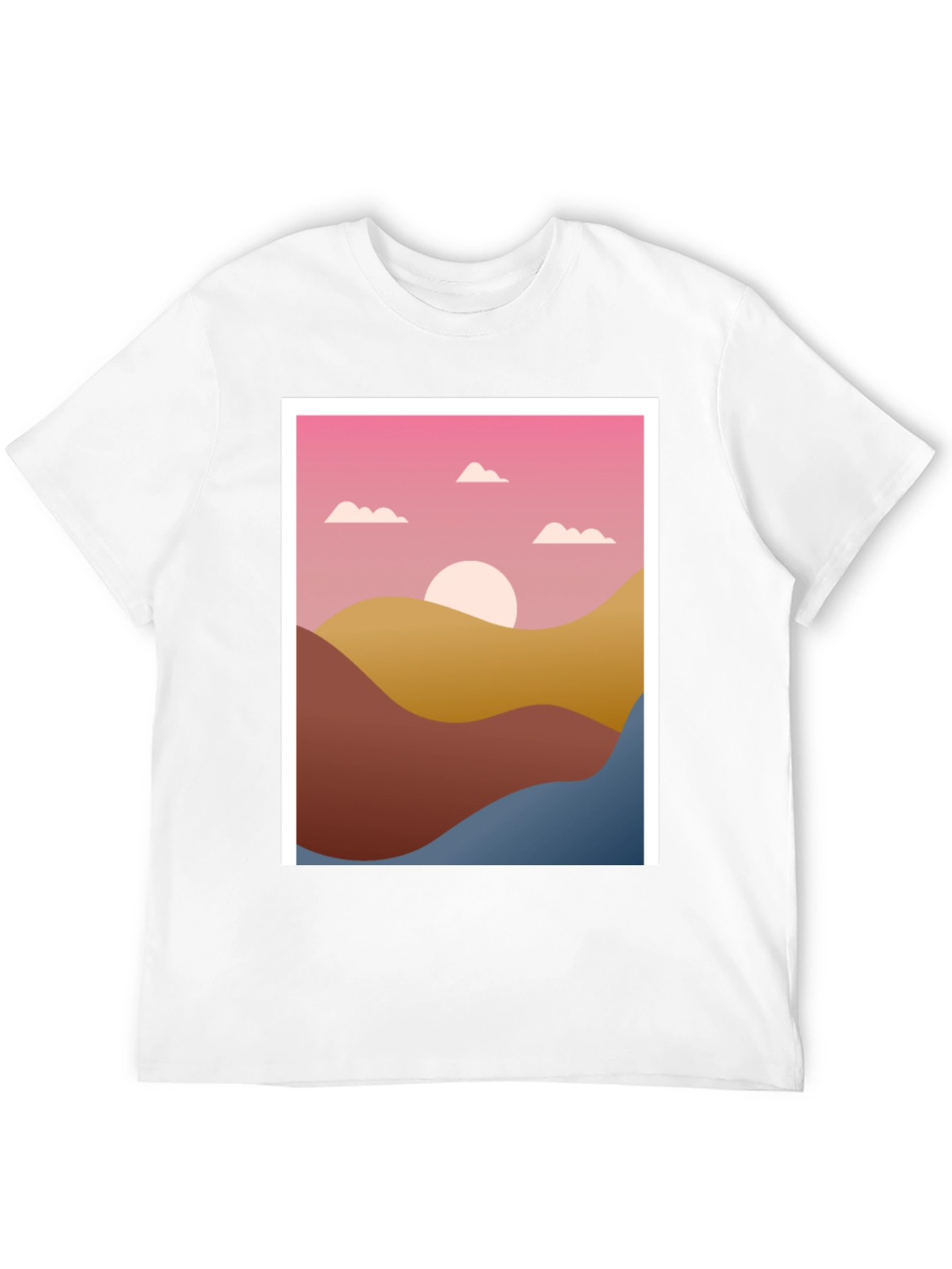 Sunset Graphic Tee - Stylish Comfort