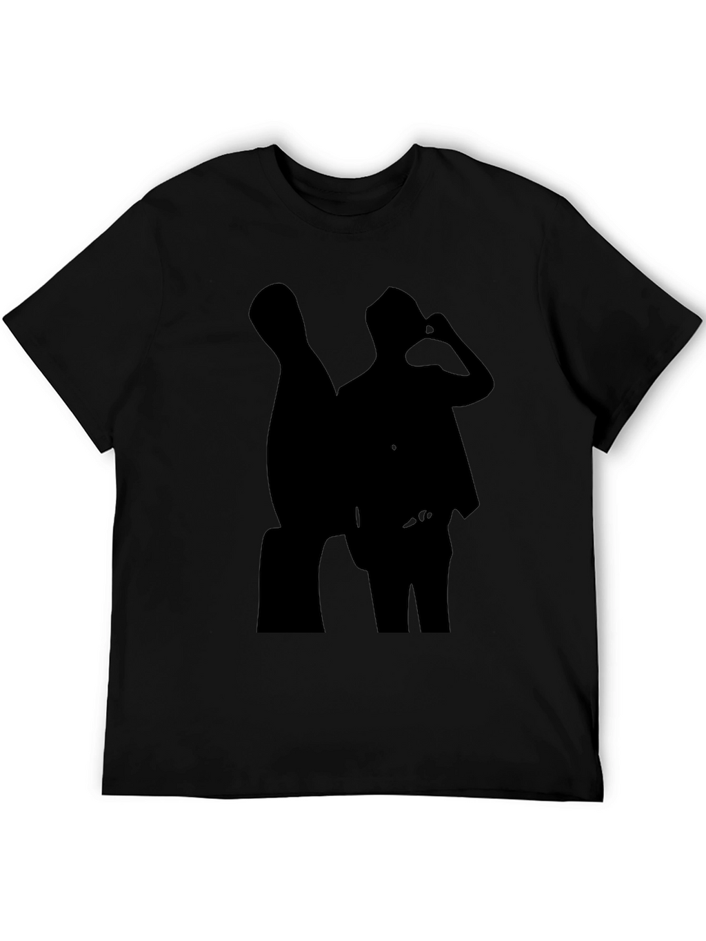 Silhouette Tee: Cool Black Graphic T-Shirt
