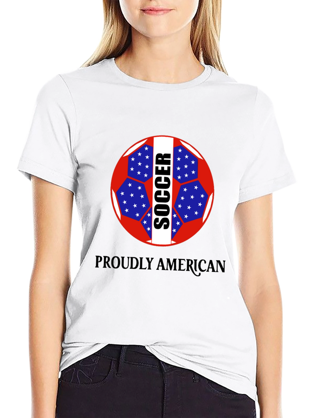 Proudly American Soccer T-Shirt