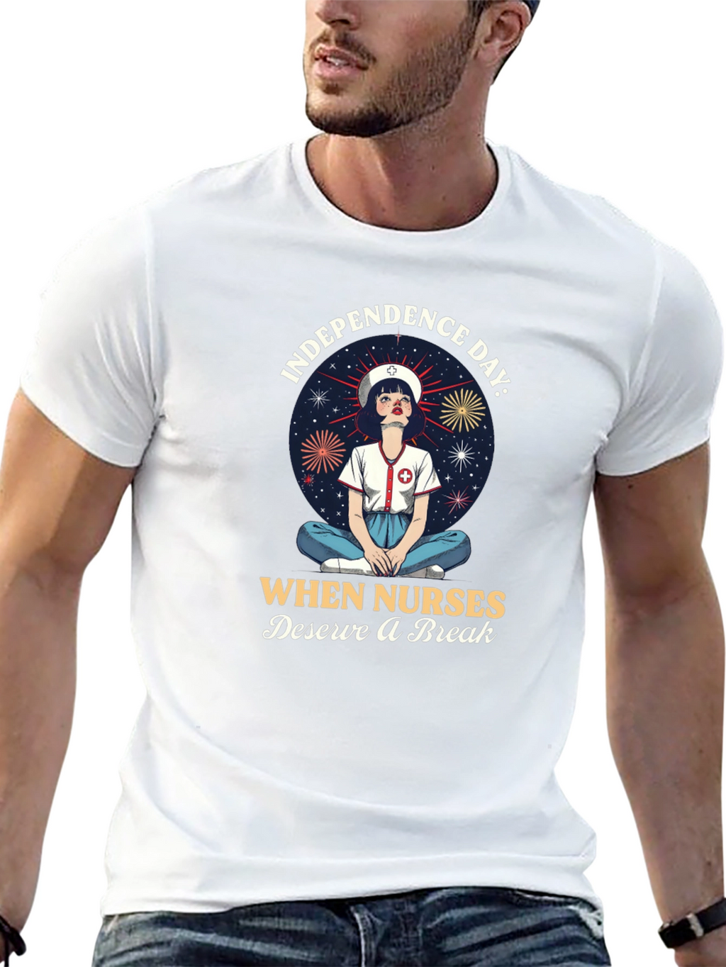 Independence Day Nurse T-Shirt