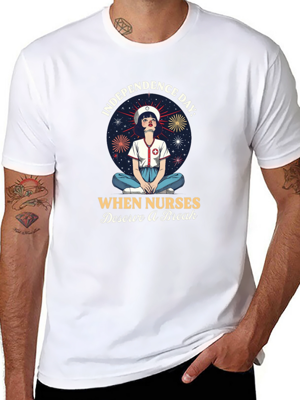 Independence Day Nurse T-Shirt