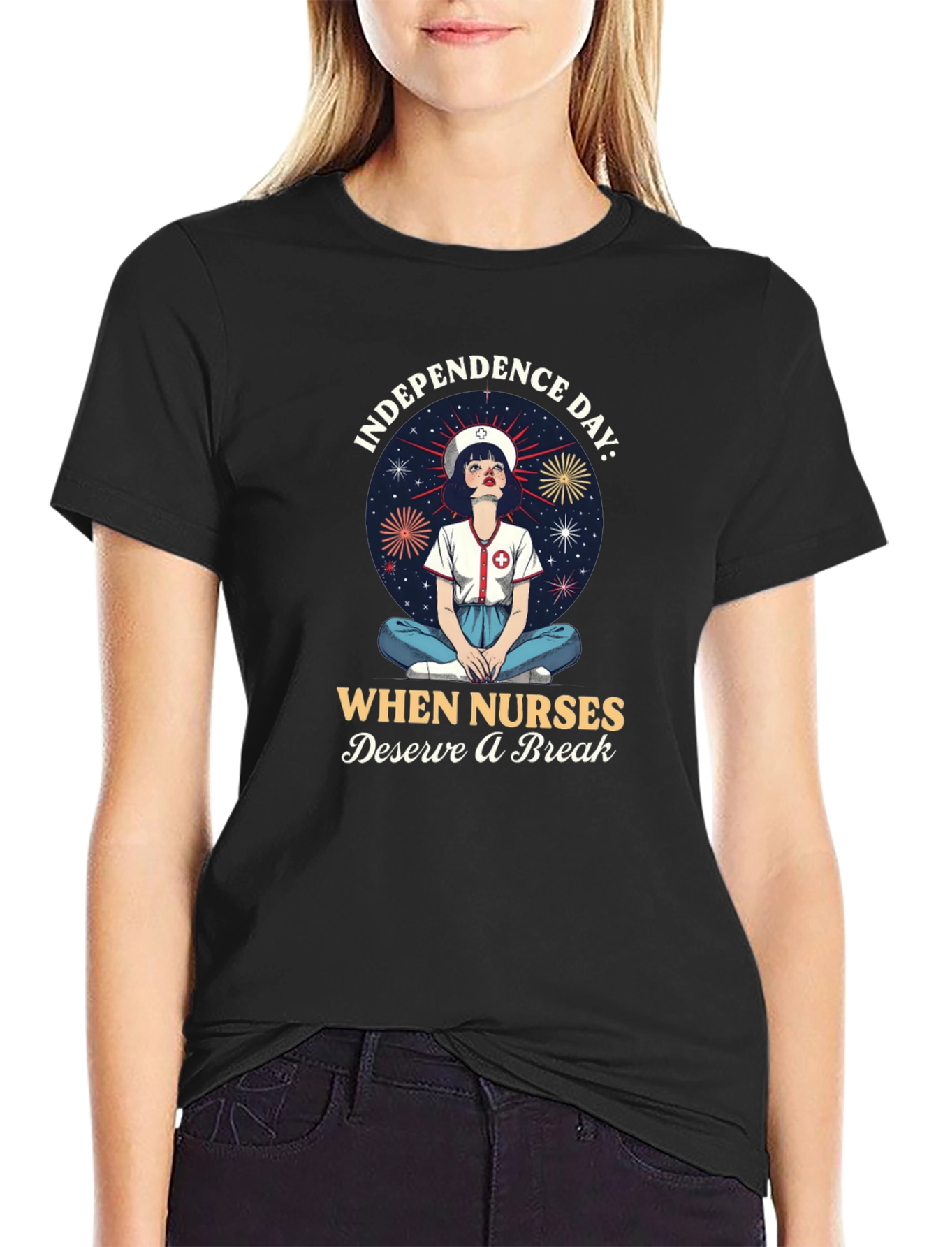 Independence Day Nurse T-Shirt