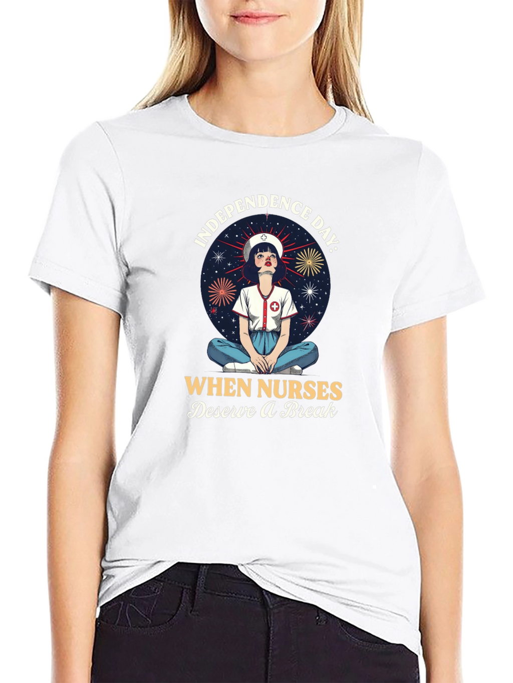Independence Day Nurse T-Shirt