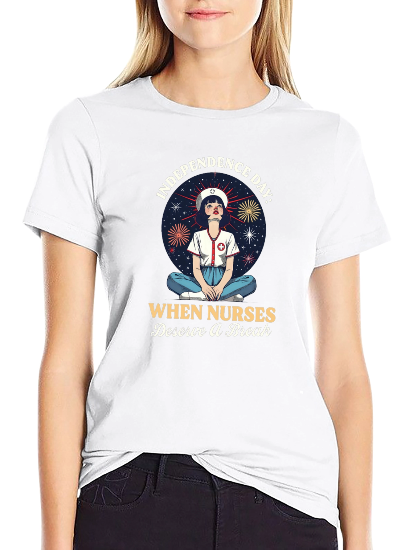 Independence Day Nurse T-Shirt