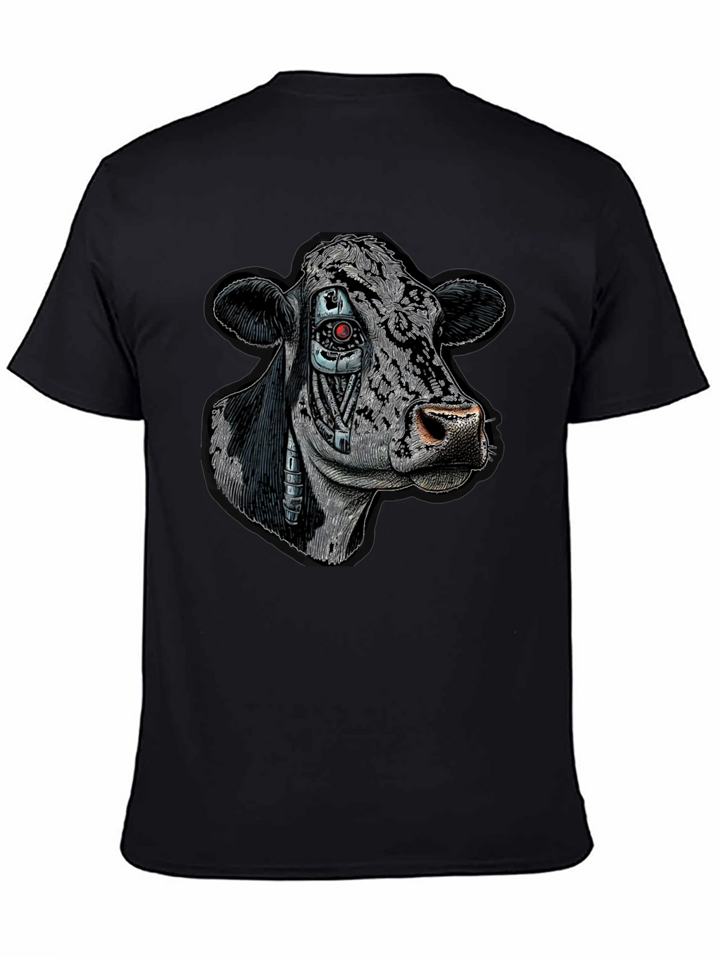 Cyber Cow Graphic T-Shirt