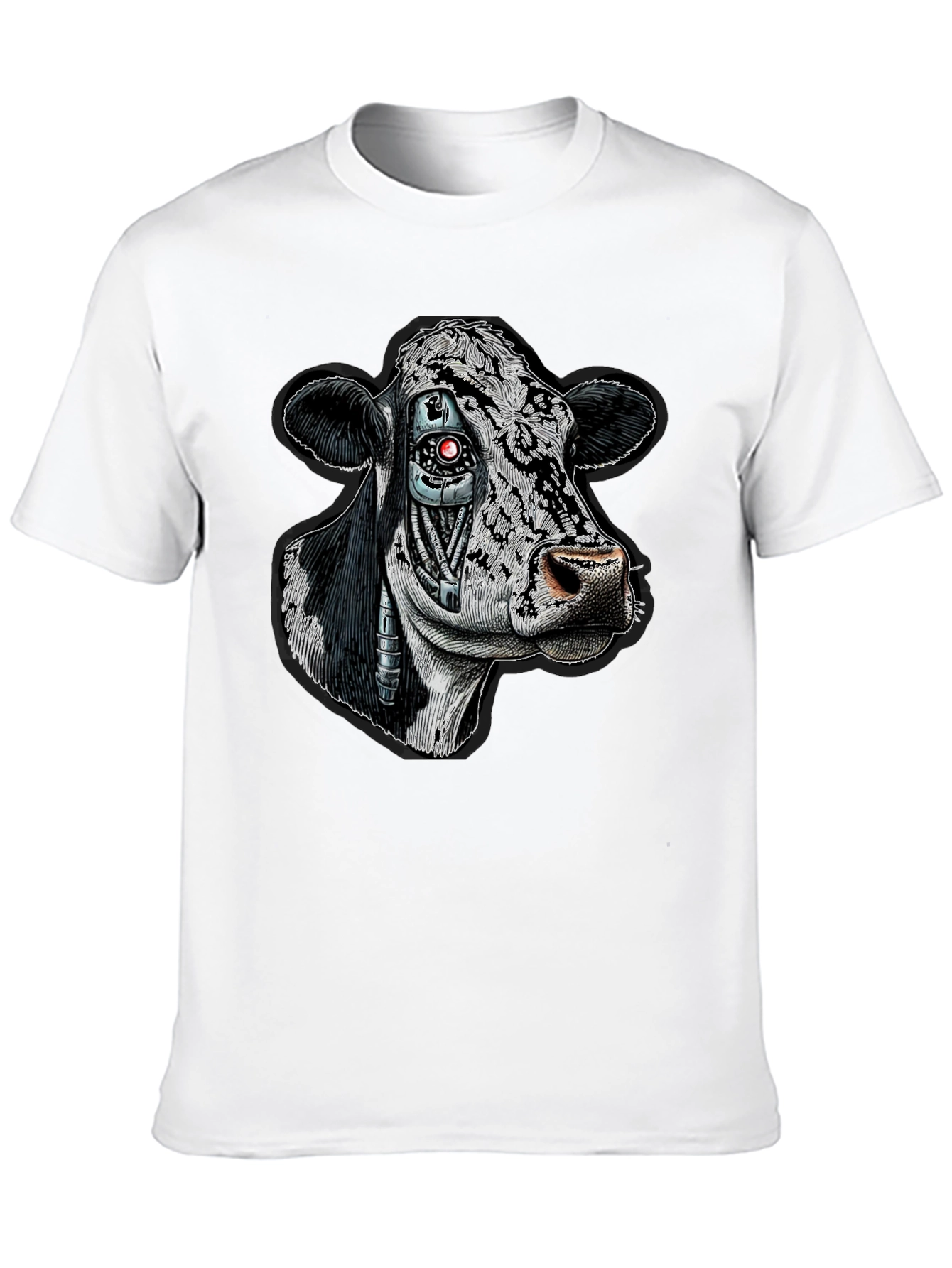 Cyber Cow Graphic T-Shirt