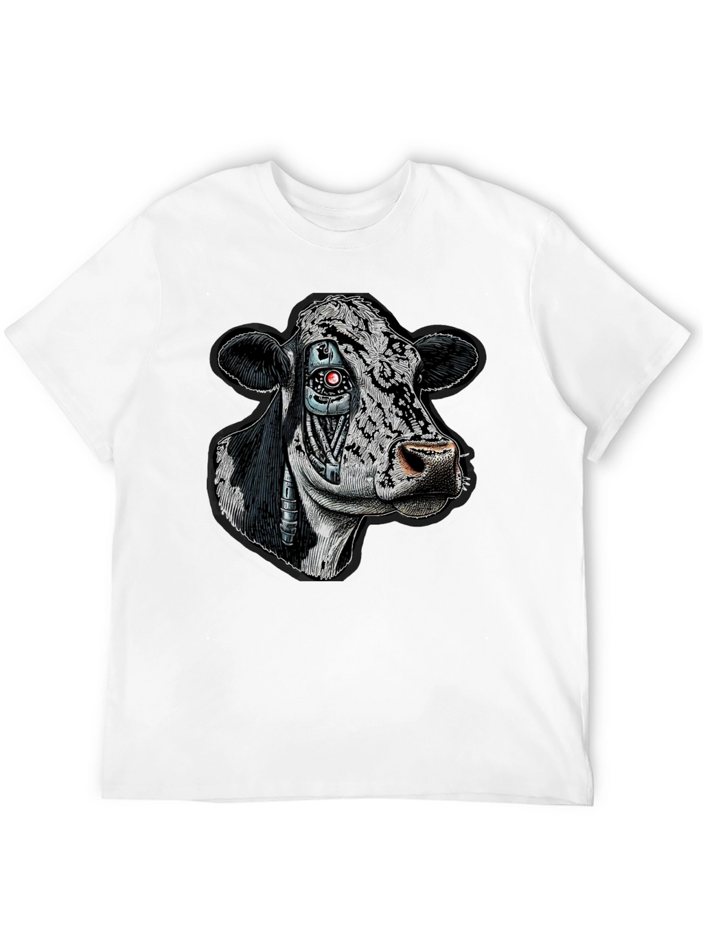 Cyber Cow Graphic T-Shirt