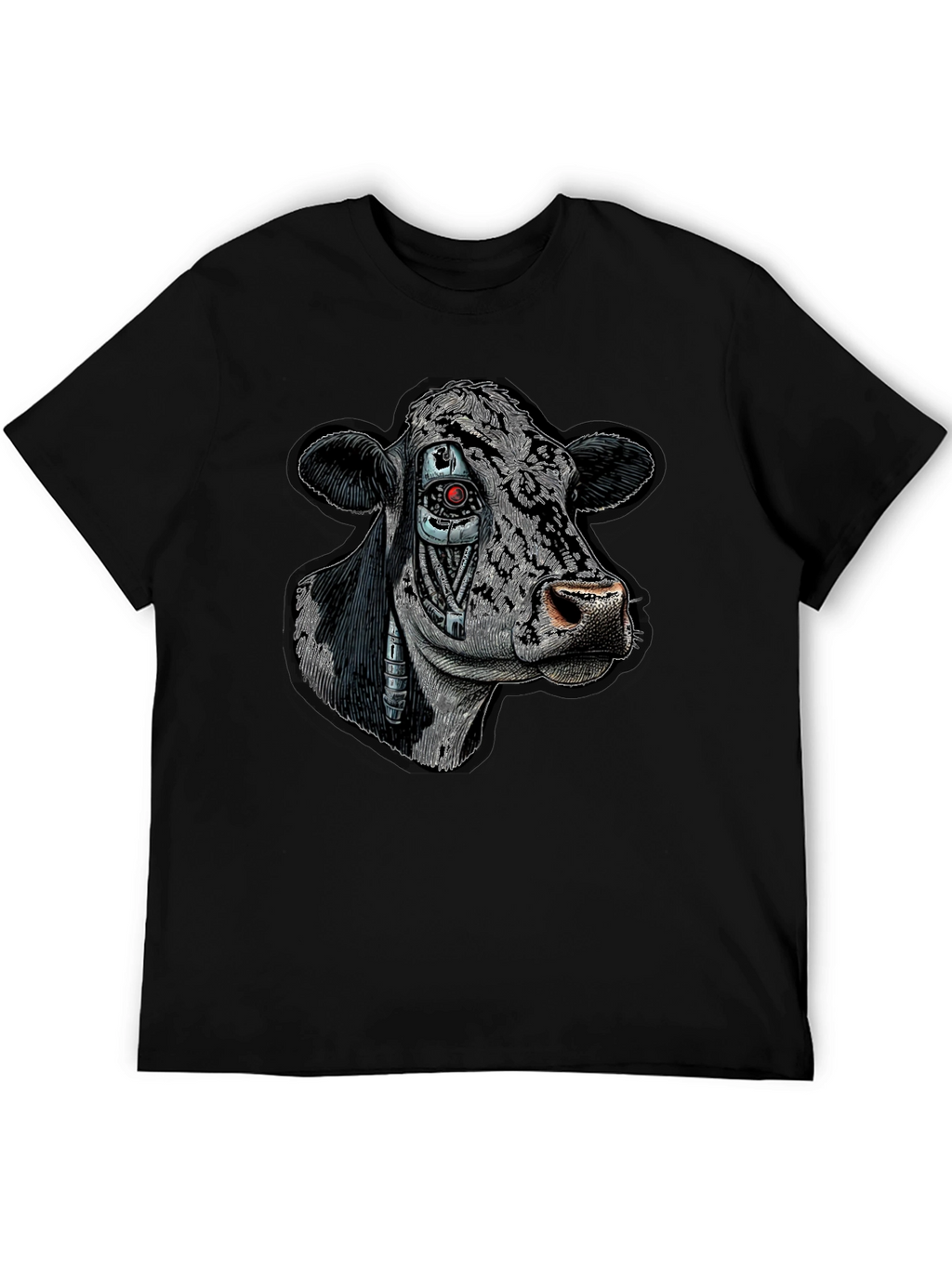 Cyber Cow Graphic T-Shirt