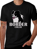Border Collie Graphic T-Shirt - Dog Lover Tee