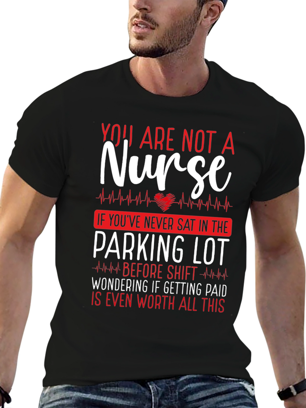 Nurse Parking Lot T-Shirt Funny Nursing Tee