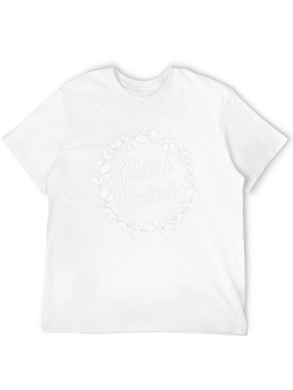 Petal Patrol Floral Wreath Graphic Tee
