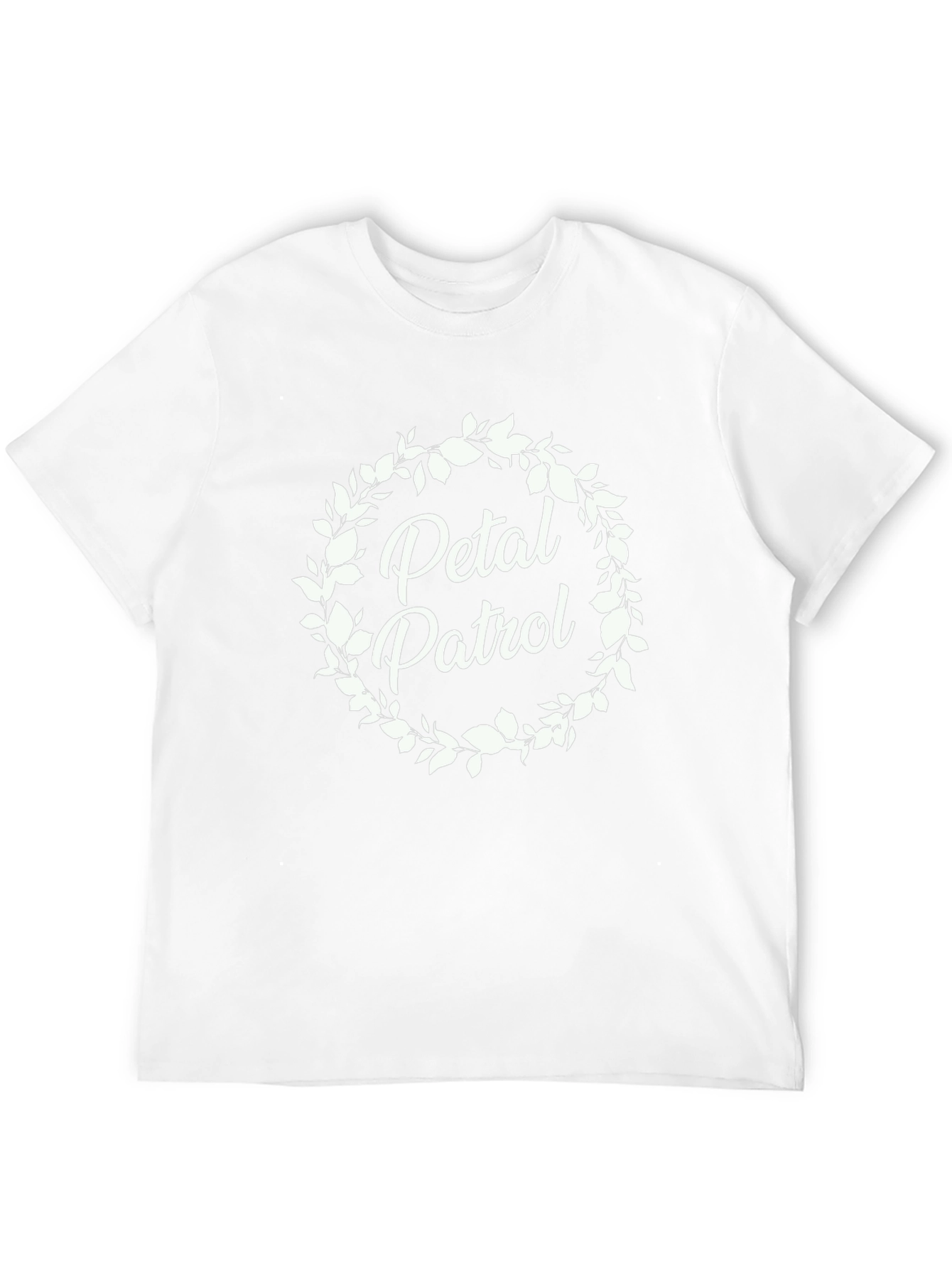 Petal Patrol Floral Wreath Graphic Tee