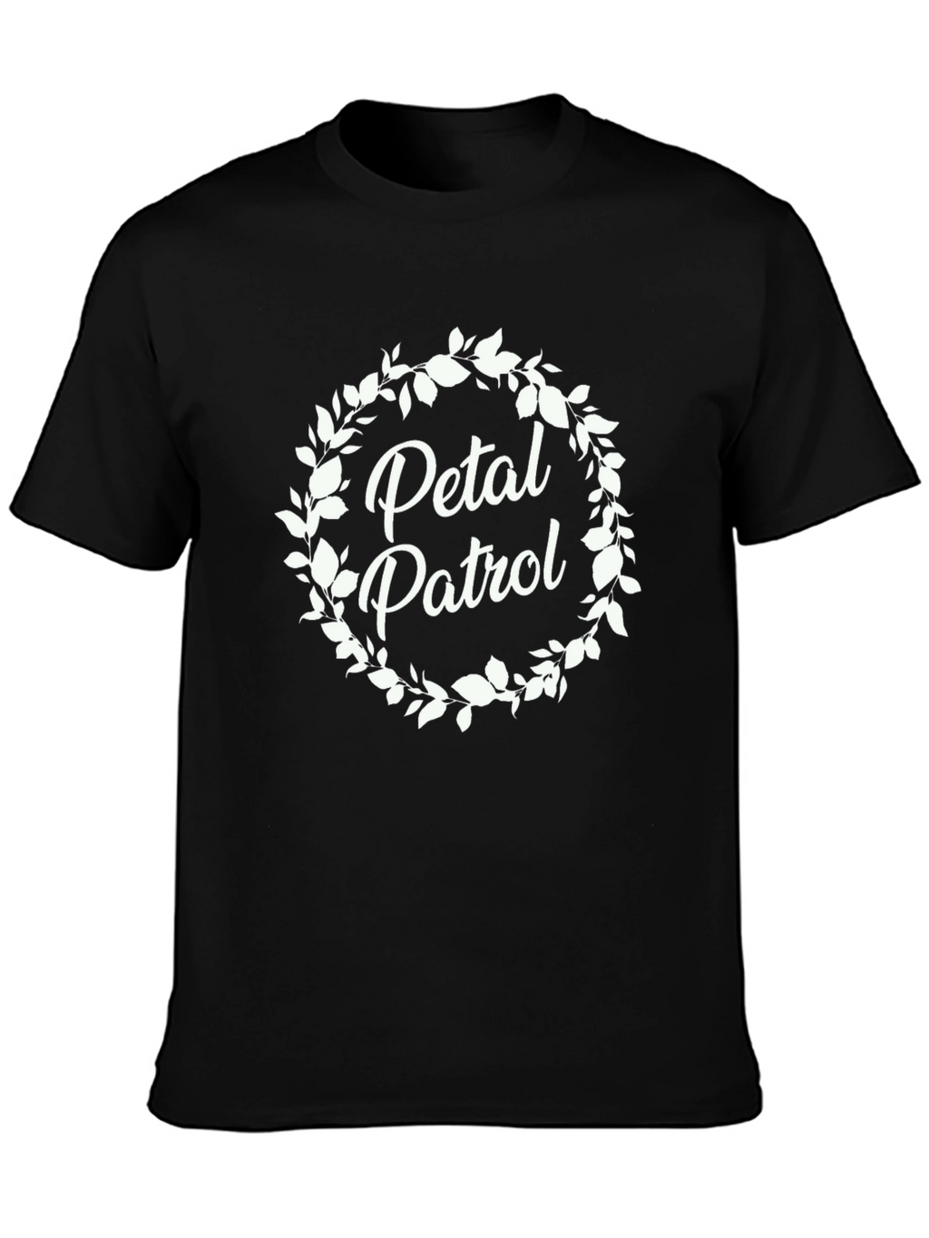 Petal Patrol Floral Wreath Graphic Tee