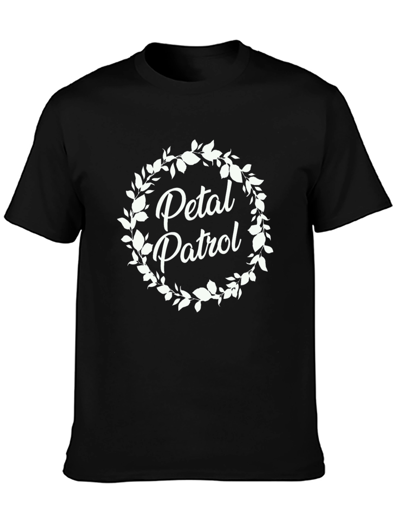 Petal Patrol Floral Wreath Graphic Tee