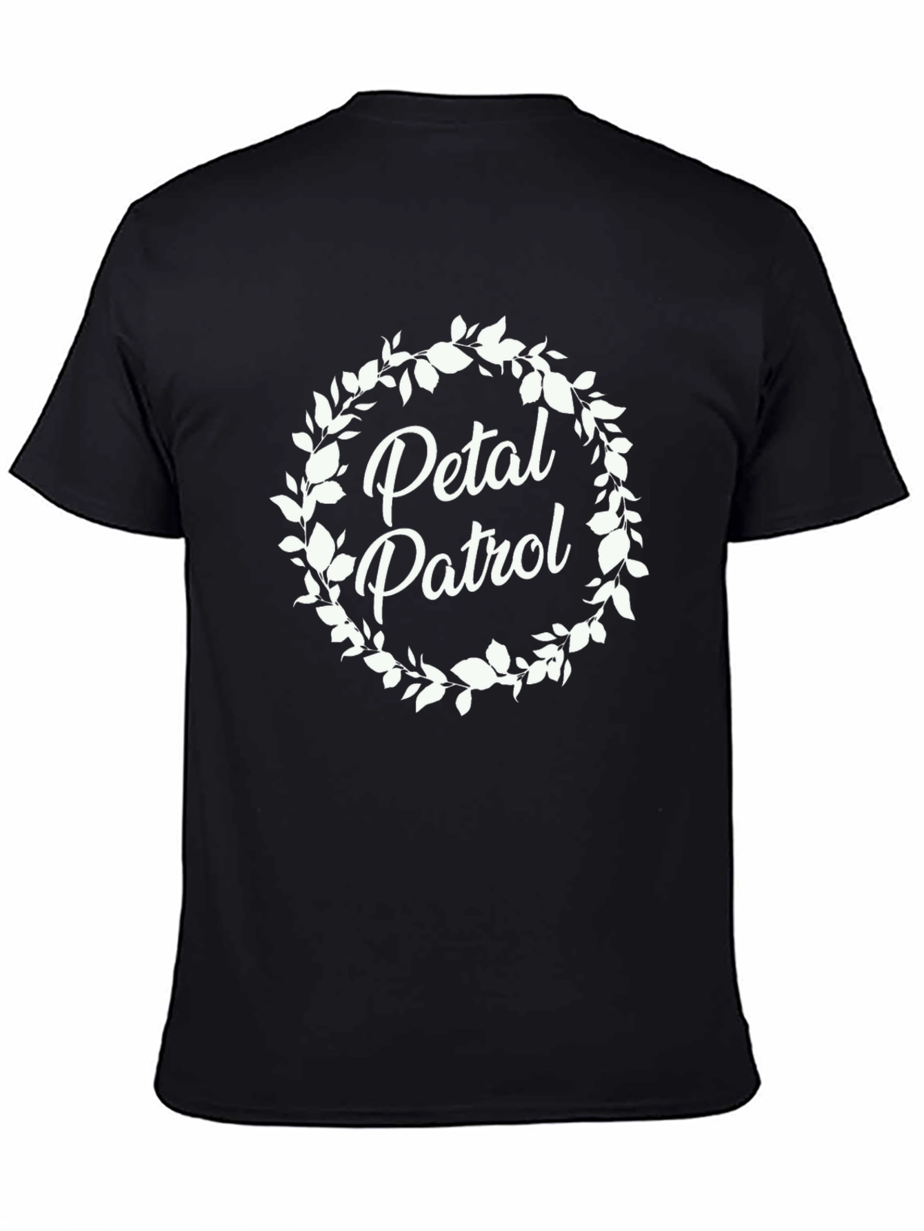 Petal Patrol Floral Wreath Graphic Tee