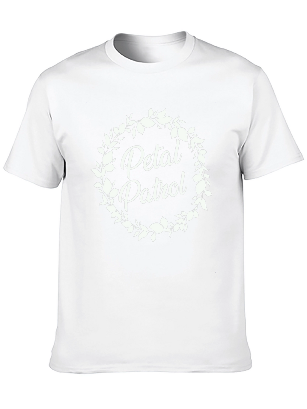 Petal Patrol Floral Wreath Graphic Tee