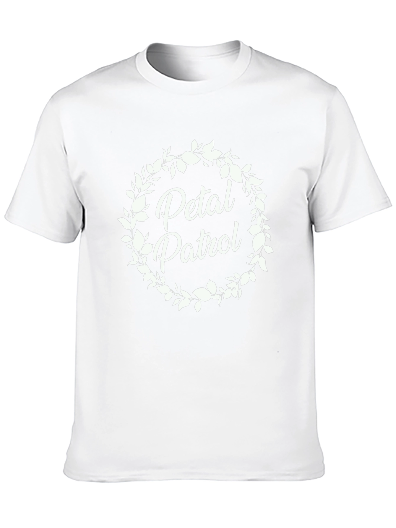 Petal Patrol Floral Wreath Graphic Tee