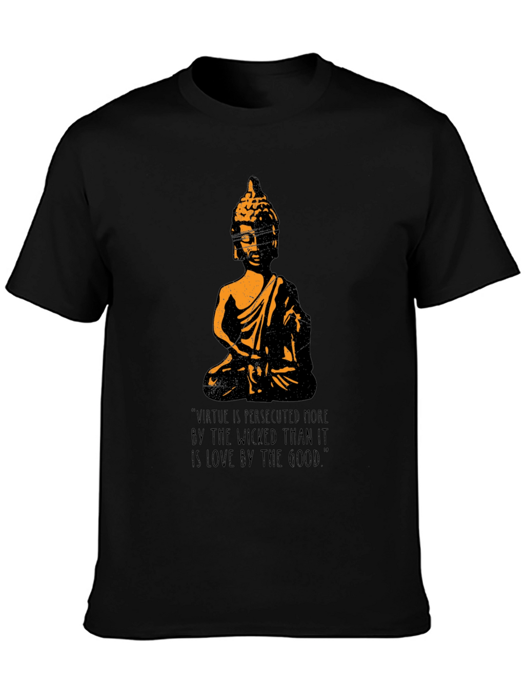 Buddha Graphic T-Shirt - Virtue Quote Tee