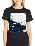 Abstract Galaxy T-Shirt: Modern Art Tee