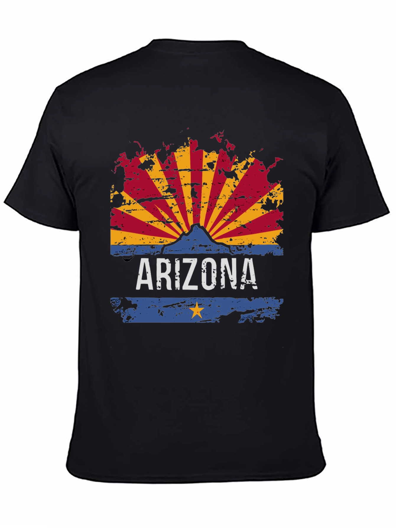 Arizona Flag Graphic T-Shirt - Vintage Style