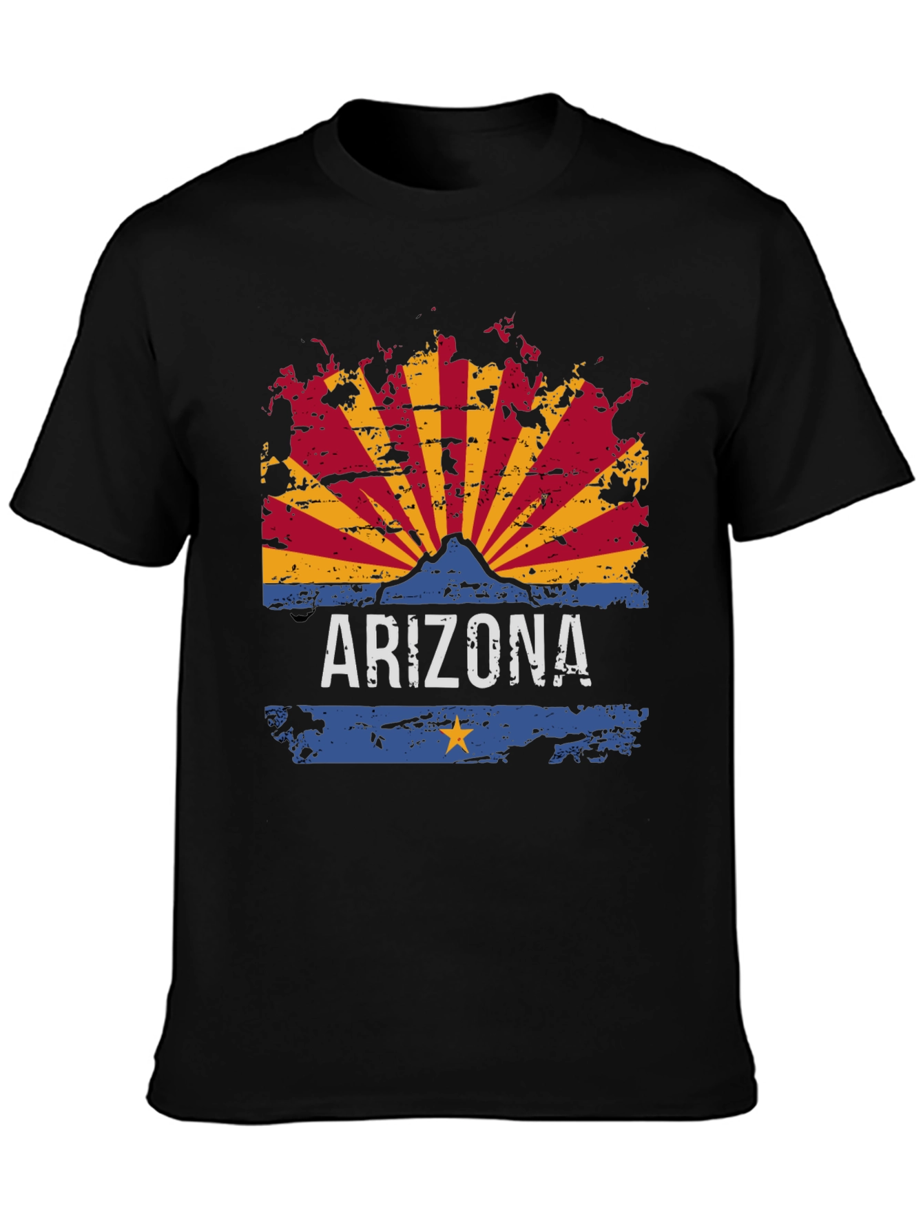 Arizona Flag Graphic T-Shirt - Vintage Style