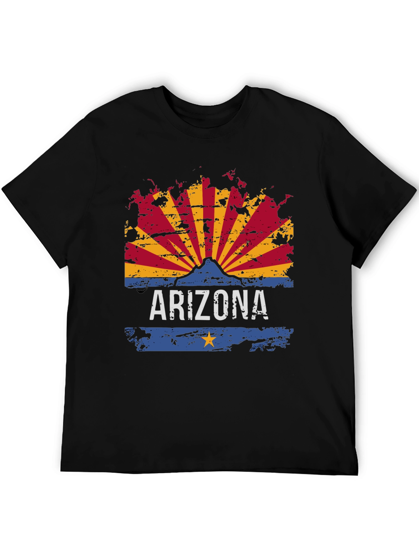 Arizona Flag Graphic T-Shirt - Vintage Style