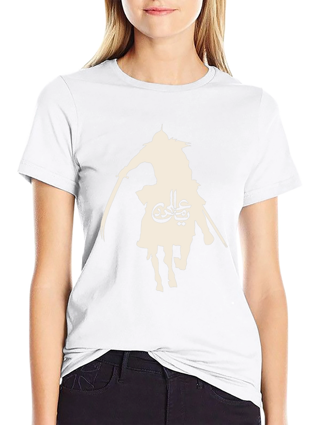 Warrior Silhouette Black T-Shirt