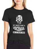 Skull Graphic Tee - Say It To My Face