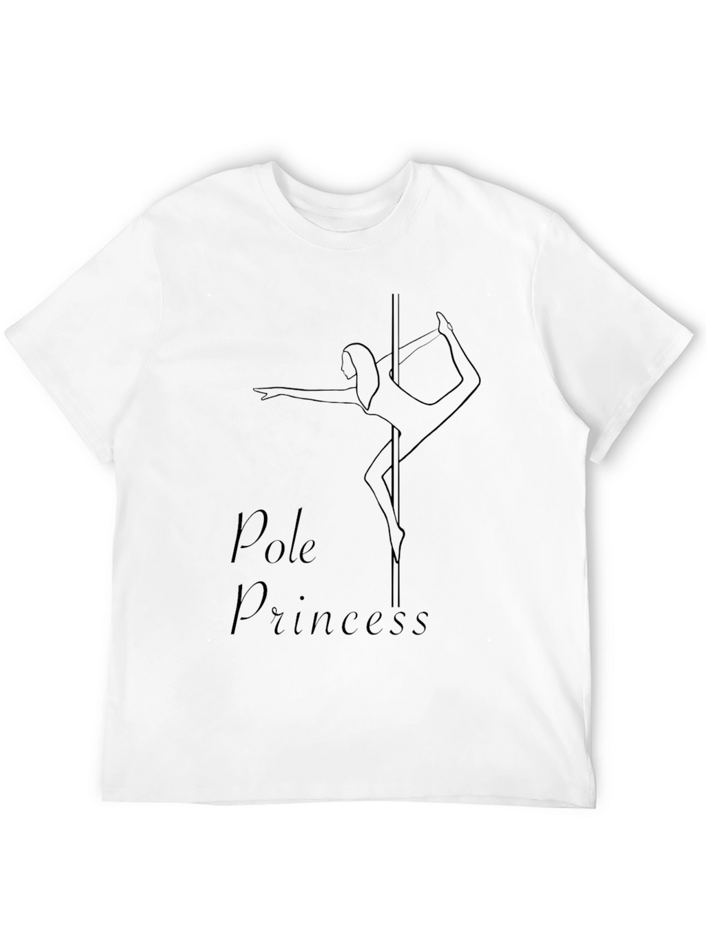 Pole Princess Graphic T-Shirt - Black
