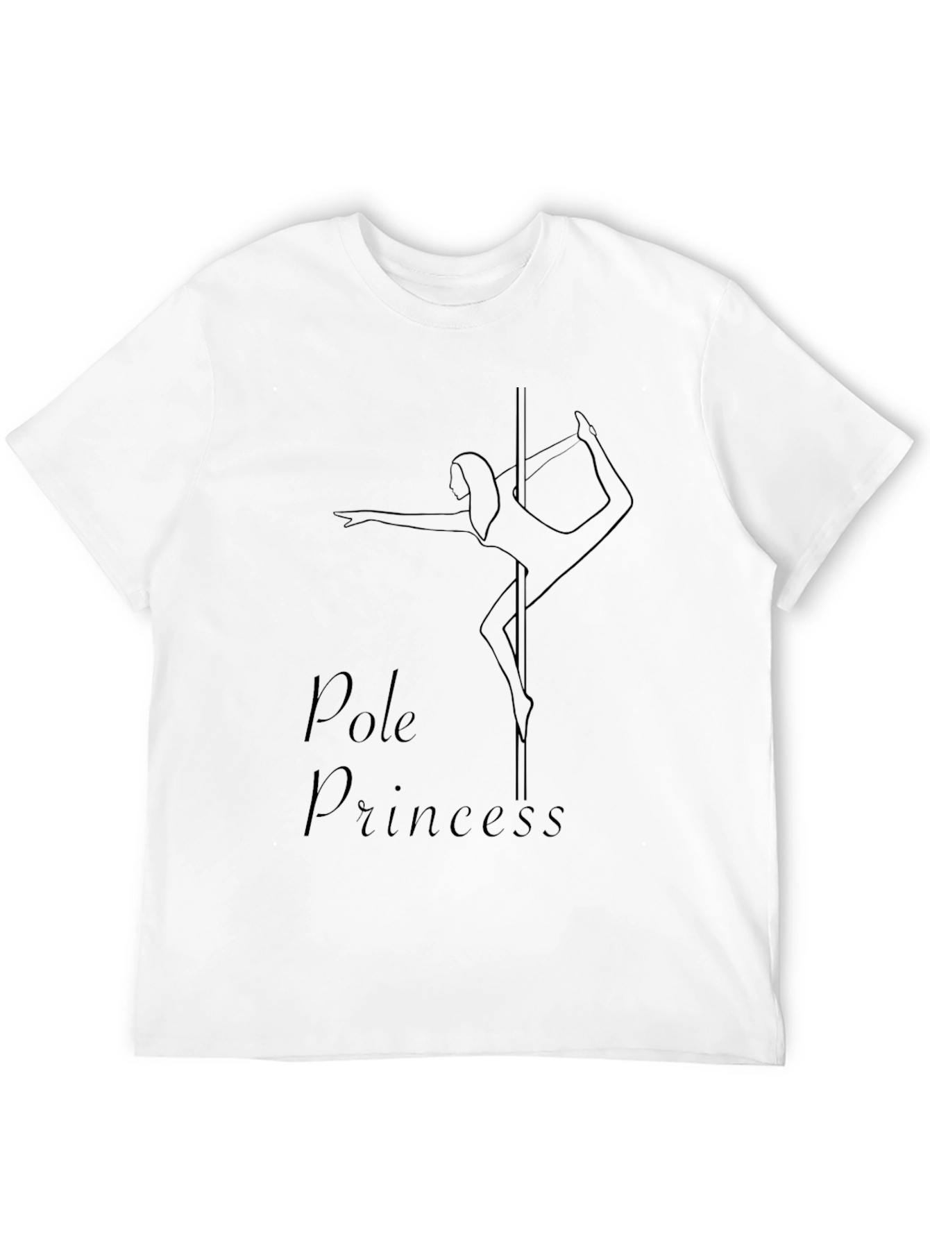 Pole Princess Graphic T-Shirt - Black