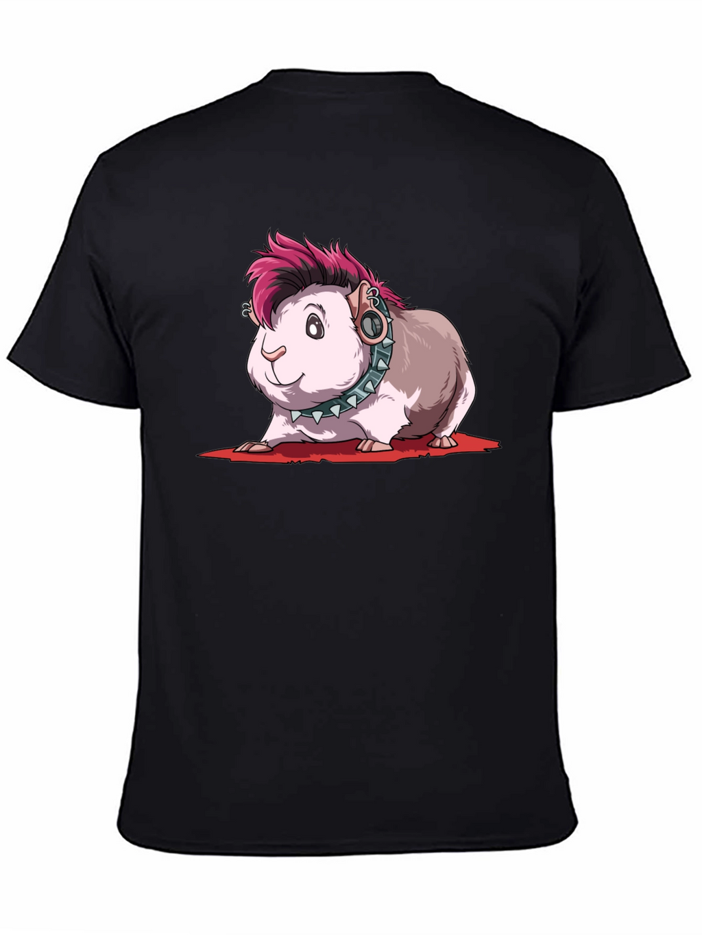 Punk Guinea Pig T-Shirt - Edgy Pet Tee
