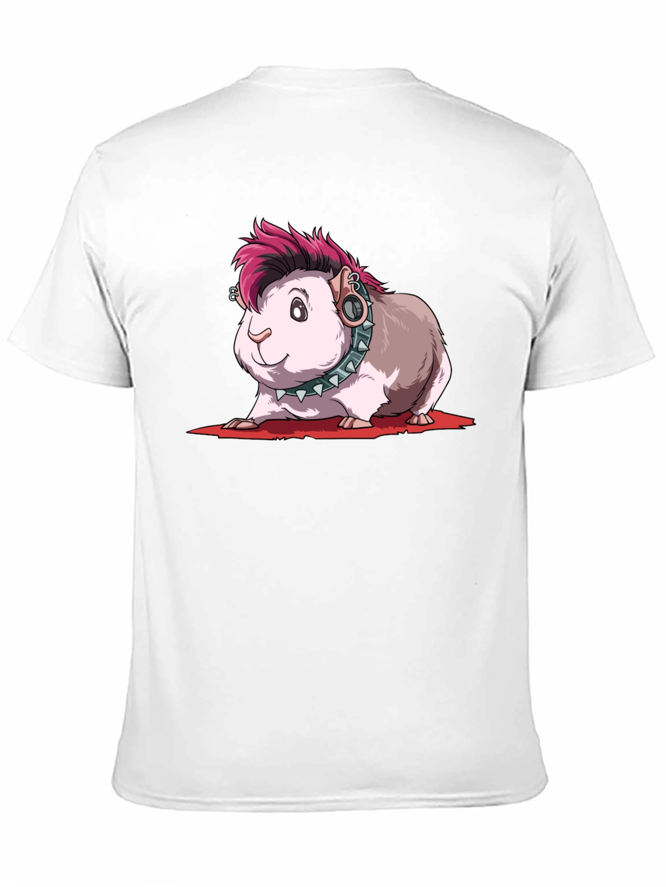 Punk Guinea Pig T-Shirt - Edgy Pet Tee