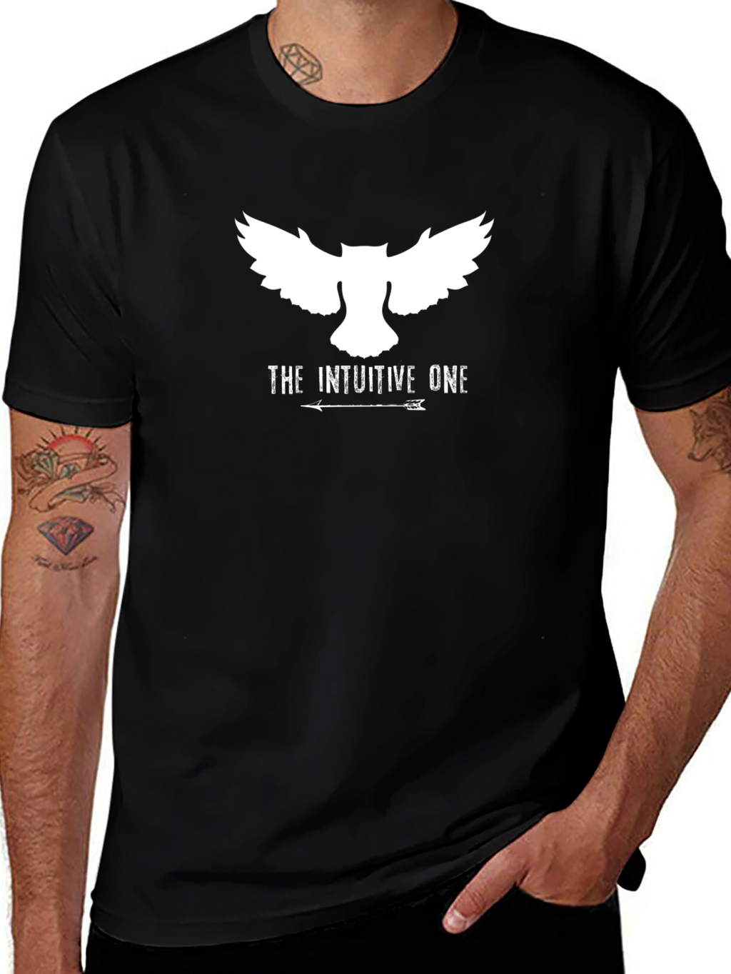 The Intuitive One Owl Graphic T-Shirt