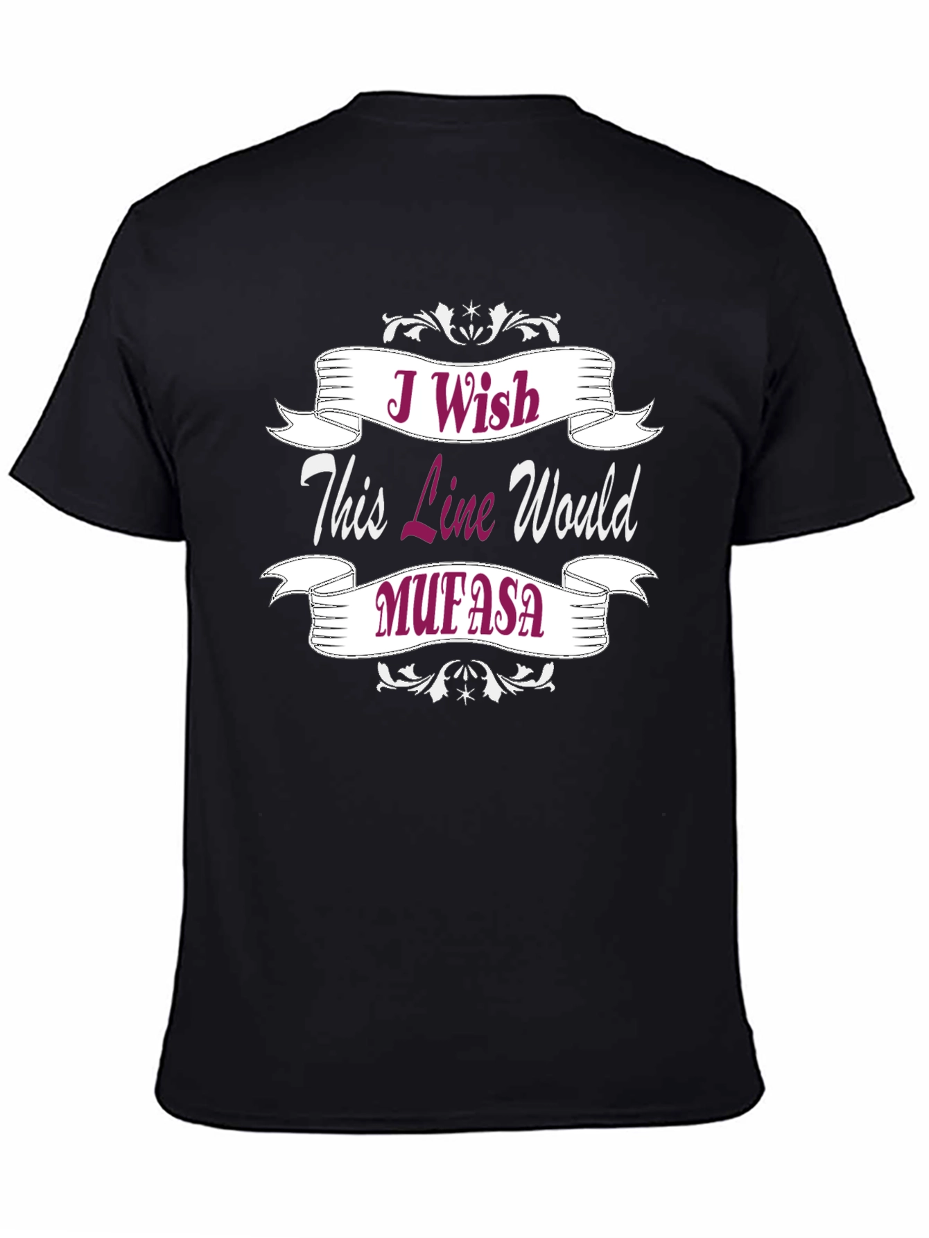 I Wish This Line Would Mufasa Graphic Tee